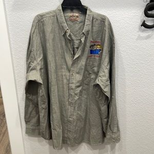 Womens Button Down Long Sleeved Shirt 4X